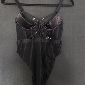 Black Strappy Bodysuit